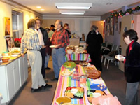 The sojourners building being used for an event